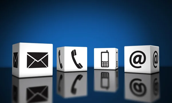 depositphotos 73656201 stock photo web contact us icons cubes